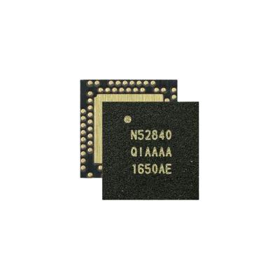 China New and original NRF52840-QIAA-R 73-VFQFN N52840 v5.0 2.4GHz rf TxRx + MCU receiver and transmitter IC for Arduino for sale