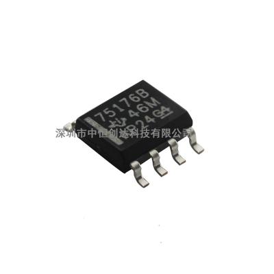 China New Delivery SN75176BDR 8-SOIC RS422/RS485 standard original fast differential transceiver IC 75176B go for arduino for sale