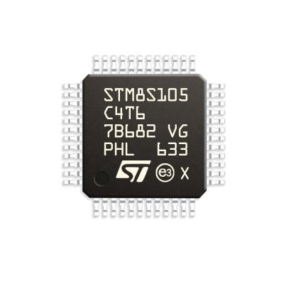 China Fast delivery of new STM8S105C4T6TR STM8S105C4T6 LQFP-48 16MHz/16KB standard flash 8-bit microcontroller-MCU for sale