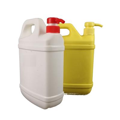 China Washing 1.29L 1.5L 2L 3L 4L 5L Capacity Detergent Liquid Lotion Plastic Bottle With Pressing Pump Head for sale