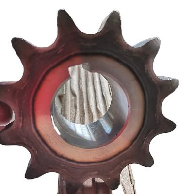 China Over Industrial Bore Single And Double Row Steel Industrial Sprocket Conveyor Non Standard Double Drive Sprocket for sale