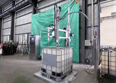 China 25L/60L/200L/IBC Semi Auto Anti Corrosion Liquid  Pallet Filling Machine en venta