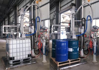 China 25L/60L/200L/IBC Semi Auto Ex-Proof Liquid Pallet Filling Machine en venta