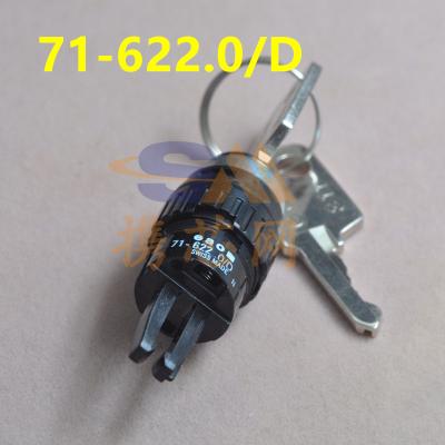 China Switch Hardware Dismantling Tool 71-622.0/D 2 Button LED Light Swiss Lock Switch EAO Square Rectangle Round Head Spot for sale