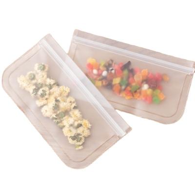 China New Viable PEVA Zipper Lock Food Storage Bag Food Storage Bag for sale