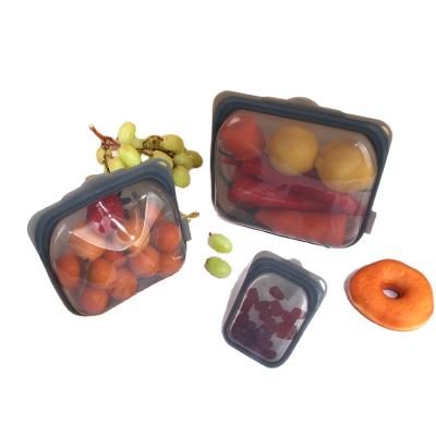 China Viable New Style Factory Direct Silicone Food Household Kitchen Food Storage Bag for sale