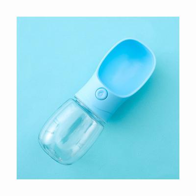 China Amazon Sustainable Hot Selling Travel 2 In 1 Dog Water Bottle For Walking for sale