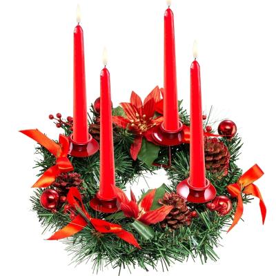 China High Quality Religious Activities Manufacturer Supplier Safe Door Decoration With Lights Christmas Garland for sale