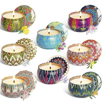 China Cheap Factory Price Scented In Big Jar Essential Oil Candle Soy Wax Scented Candles for sale