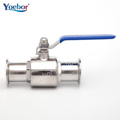 China OEM Food Grade Manufacture 1/2 Inch General Professional Parts Sanitary Flange Ball Valve for sale