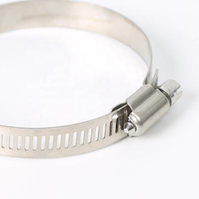 China SS304 / SS316L Factory Direct Heavy Duty Stainless Steel 304 American Kind Hose Clamp for sale