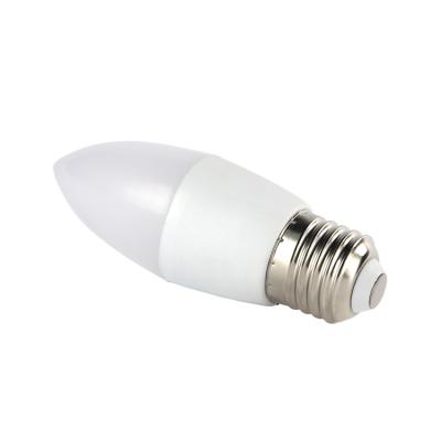 China residential plastic body lamp housing dob 4w led candle bulb with e14 e27 base for sale