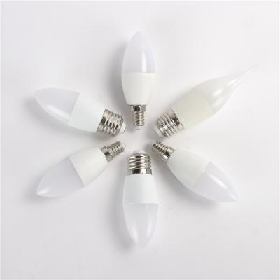 China High quality DOB 8W C37 E27/E14 LED residential crdlight raw material lighting lamp LED candle bulb for sale