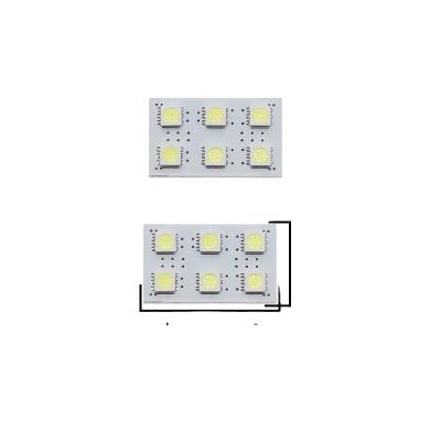 China Bright Festoon/T10/BA9S T10 C5W BA9S 5050 Auto Interior 6SMD Car Parking Bulb Festoon Number Plate White Led Reading Light for sale