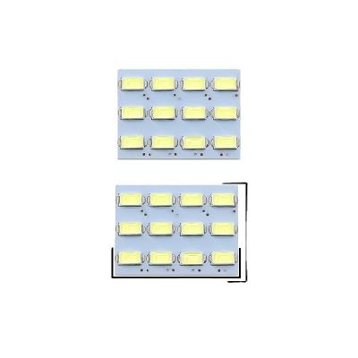 China Bright Festoon/T10/BA9S T10 C5W BA9S 5730 Auto Interior 12SMD Car Parking Bulb Festoon Number Plate White Led Reading Light for sale