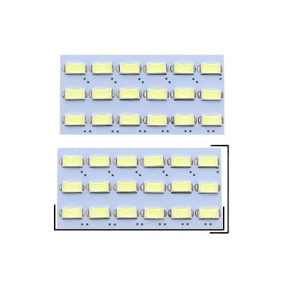 China Bright Festoon/T10/BA9S T10 C5W BA9S 5730 Auto Interior 18SMD Car Parking Bulb Festoon Number Plate White Led Reading Light for sale