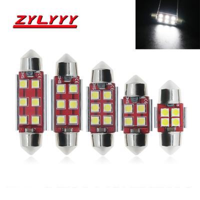 China No Polarity C5W Festoon 3030 4smd eading Light Bulb Wide Pressure Constant Current License Plate Car Interior Led Car Light Dome Light for sale