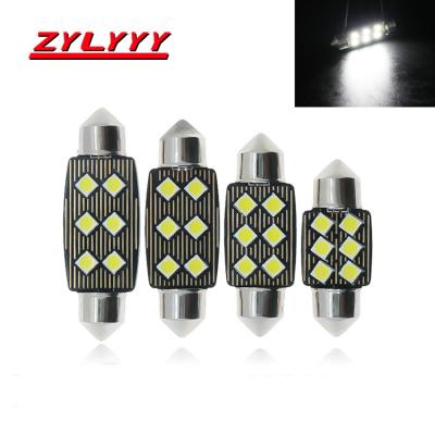 China Wholesale No Polarity C5W 31/36/39/41MM Festoon 3030 Bulb 6smd Car Interior Led Car Light 12V Car Dome Light for sale