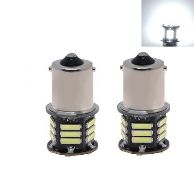 China Car led turn signal lights DRL 12V S25 1156 BA15S 1157 BAY15D 7440 T20 7443 3156 3157 bulbs 21smd T25led 7020 canbus 18MM*35MM for sale