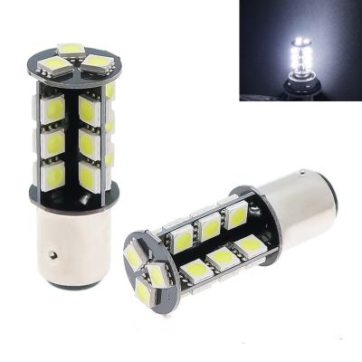 China Car led turn signal lights DRL 12V S25 1156 BA15S 1157 BAY15D 7440 T20 7443 3156 3157 T25led 5050 bulbs 27smd 18MM*52MM for sale