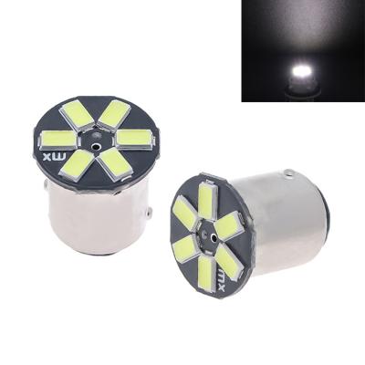 China Car led turn signal lights DRL 12V S25 1156 BA15S 1157 BAY15D 7440 T20 7443 3156 3157 T25led 5730 bulbs 6smd 19MM*20MM for sale