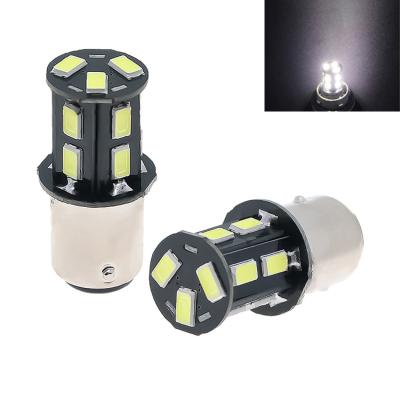 China Car led turn signal lights DRL 12V S25 1156 BA15S 1157 BAY15D 7440 T20 7443 3156 3157 T25led 5730 bulbs 13smd 18MM*40MM for sale