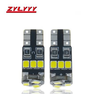 China T10 W5w 194 168 2835 white 9smd LED car bulb canbus clearance lamp door 6500K bulbs 10MM*26MM*2MM for sale