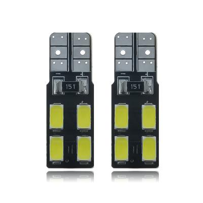 China Single Sided Car Side Turn Lights DRL 12V T10 5730 Promise 4SMD Car Led License Plate Lights 9MM*30MM*2MM for sale