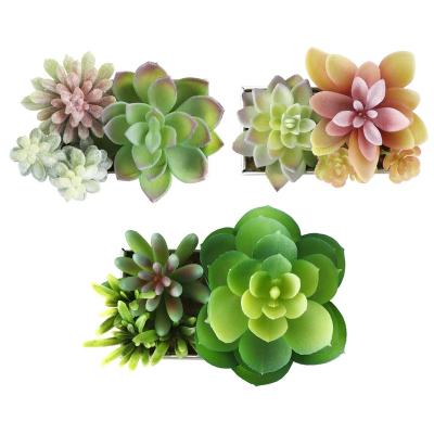 China Custom Made Eco-Friendly Artificial Bonsai Plants With Pots Office Artificial Succulents Decor Home Indoor And Outdoor for sale