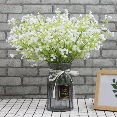 China Immortal Eco-friendly Plastic Handmade Home Decoration Gypsophila Artificial Flower Plants Indoor Outdoor Wedding Party for sale