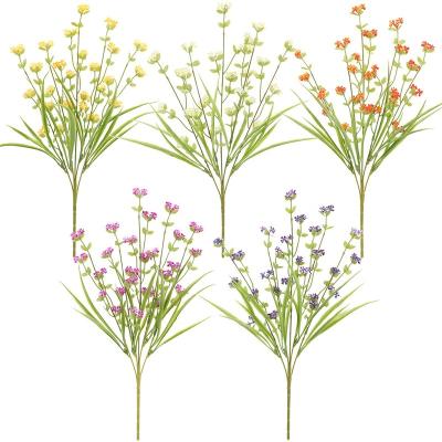 China Immortal and Eco-friendly Fresh Idyllic Fake Flower Artificial Flower Indoor Bouquets Spring Grass Mulberry Faux Plants Bulk For Sale for sale