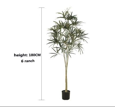 China Hot Selling Minimalist Indoor and Outdoor Bonsai Decoration Artificial Peacock Trees 120/140/150/180cm Plants Greenery Faux Tree for sale