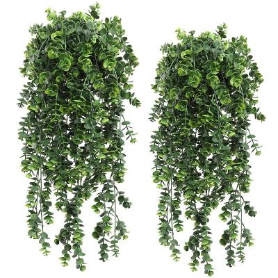 China Wholesale Realistic Fake Plant Vine Leaves Wedding Indoor & Outdoor Artificial Plant Ivy Leaves Foliage Decoration Home Wall Hanging for sale