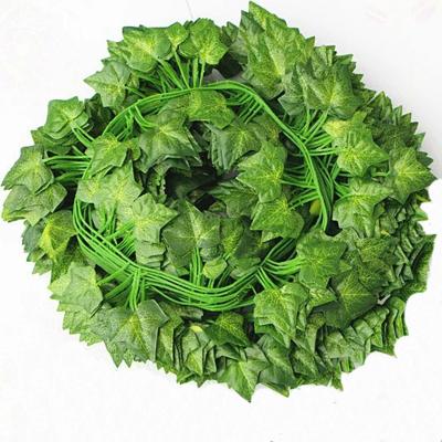 China Minimalist Morden Ivy Leaves Artificial Faux Leaf 12 Packs Hanging Green Plants Faux Indoor Outdoor Ivy Vine Foliage for sale