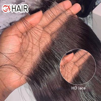 China Best Selling Swiss Straight Wave Superfine Hd Invisible Lace Closure, 4x4 Swiss Lace Closure, Hair Lace Up Cheap Closure for sale