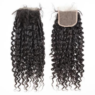 China Wholesale Top Grade Straight Silk Low Wave Closure, 4x4 5x5 6x6 7x7 HD Transparent Thin Skin Lace Closure, Virgin Cuticle Aligned Hair Vendors for sale