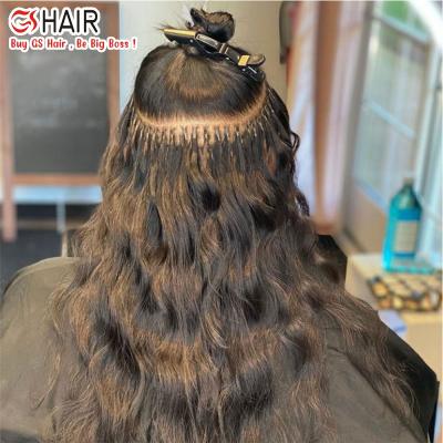 China Wholesale Deep Wave Brazilian Curly I Tip Hair, I Tip U Tip Hair Extensions, Raw Virgin Hair Bundles Volume For Women for sale