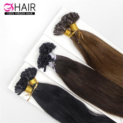 China High Quality Hot Sale Deep Wave Nail Hair Extension,Remy Virgin U Tip Hair Extensions,12A Grade Russian Remy Human Hair Nail U Tip Hair for sale