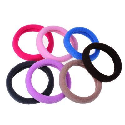 China Seamless Colorful Covered Elastic Headbands 45mm Hair Bands for sale