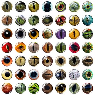 China Boho Bracelets Necklace Pendant Dragon Eyes Glass Cabochon Eyes for Clay Doll DIY Craft Findings Jewelry Making Sculptures Props Making 200pcs for sale