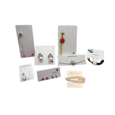 China Customized Earring Logo Earring Necklace Display Cards Earring Display Cards Printing Card Earring Display Cards Bracelet Necklace Packaging Cards on paper order for sale