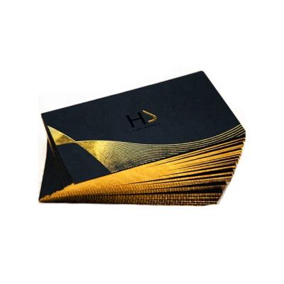 China Wedding invitation card cotton eco-friendly luxury custom recyclable fashion gilding silver gold foil stamping paper gold plated business cards for sale