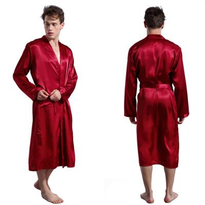 China Cheap Men's Sleepwear Breathable Bathrobe Quick Dry Long Robes Hotel Luxury High Quality Long Robe QUICK DRY for sale