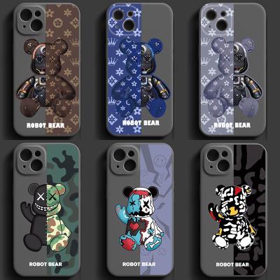 China Custom Brand LOGO Silicone Cases Soft Back Shockproof Cover Phone Case For iPhone 13 12 11 pro XR X Xs 8 7 max mini for sale