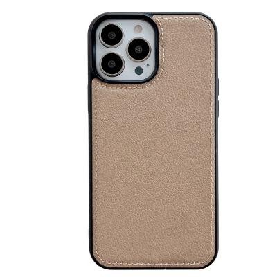 China Hot Selling Shockproof Shockproof Leather Back Cover Phone Cases For iPhone 11 12 13 Mini Pro Max for sale