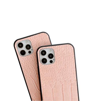 China The The New Shockproof Luxury Crocodile Cross - Body Leather Phone Case Shoulder For iPhone 11 12 13 Pro Max for sale