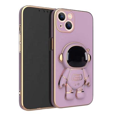 China High Quality Designer 3D Astronaut Silicone TPU Shockproof Back Over Phone Case For iPhone 11 12 13 6 7 8 pro Max Xs Xr for sale