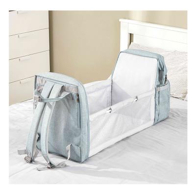 China Waterproof Mattress New Multi Functional Purpose Design Inside Large Room Travel Crib Diaper Multi Functional Bag for sale