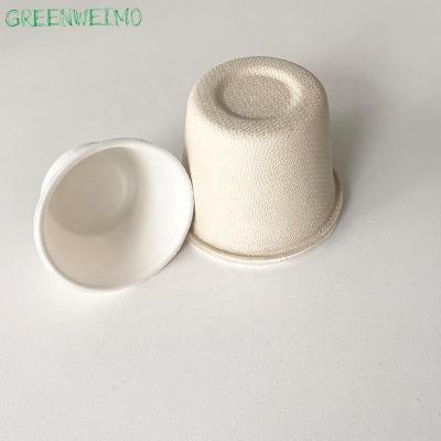 China Pulp Biodegradable Biodegradable Disposable Cupcake Bagasse Paper Takeout Cups For Ice Cream Dessert for sale