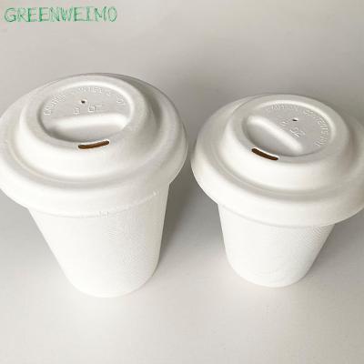 China Biodegradable Eco Friendly Packaging Compostable Disposable Paper Coffee Cups With Lids for sale